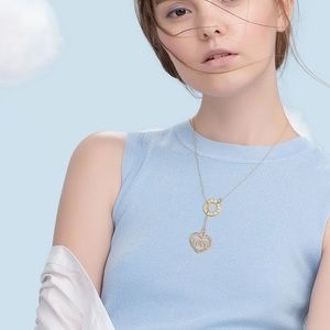 🆕 Love Hoop Lariat Necklace